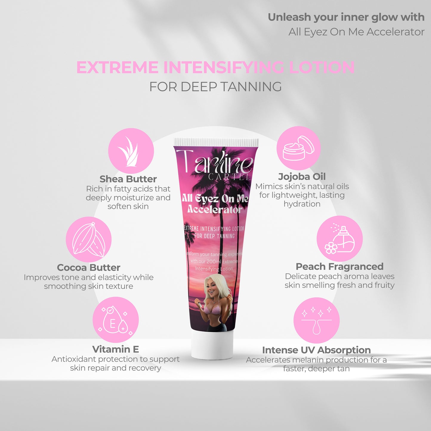 All Eyez On Me Accelerator – Hydrating Tanning Lotion 200ml